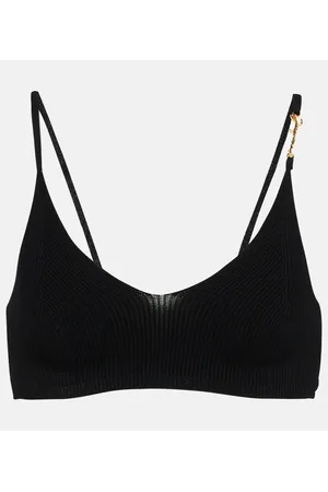 Jacquemus Le Bandeau Pralu ribbed-knit crop top