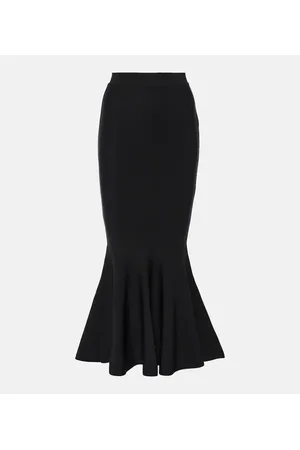 Balmain High-rise maxi skirt