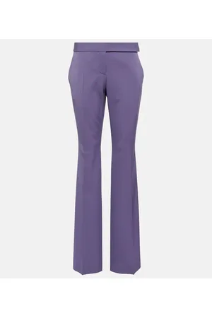 Stella McCartney Low-rise wool-blend pants
