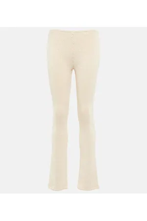 MAGDA BUTRYM Crochet high-rise slim pants