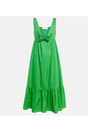 RED Valentino Cotton-blend poplin midi dress