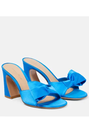 Gianvito Rossi Rosie satin mules