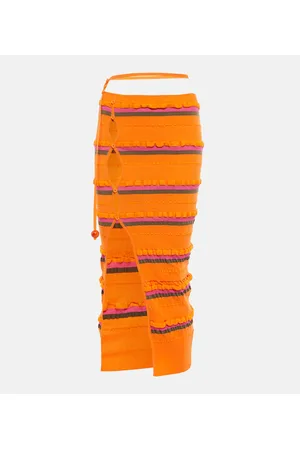 Jacquemus La Jupe Maille Concha midi skirt