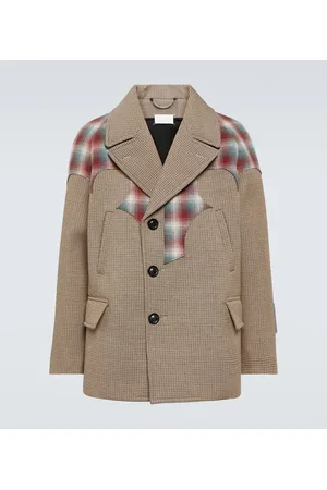 Maison Margiela X Pendleton oversized peacoat