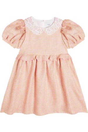 PAADE Checked linen dress