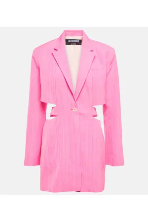 Jacquemus La Robe Bari cutout linen minidress