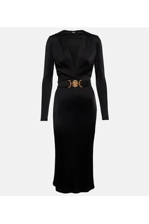 VERSACE Medusa Biggie hooded midi dress