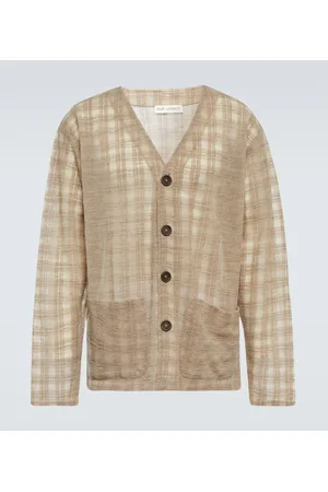 OUR LEGACY The Cardigan checked cardigan