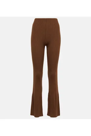 Wolford High-rise flared virgin wool pants
