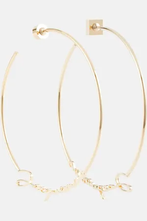 Jacquemus Logo hoop earrings