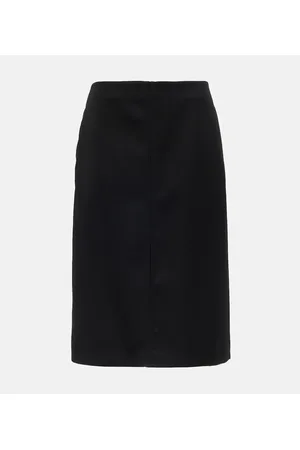 Jil Sander Virgin wool midi skirt