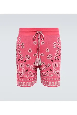 Alanui Bandana cotton-blend piquÃ© shorts