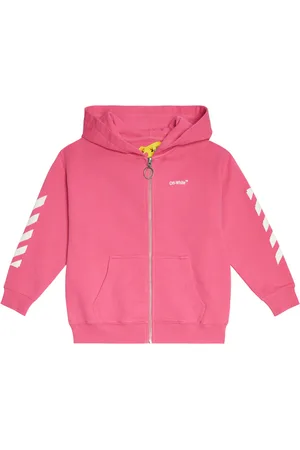 OFF-WHITE Printed cotton hoodie