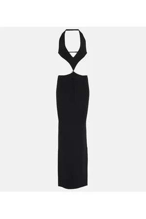 AYA MUSE Tetra cutout halterneck maxi dress