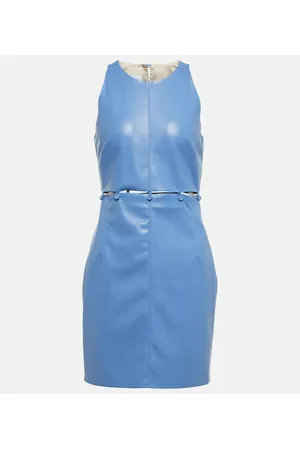 Nanushka Layan faux leather cutout minidress