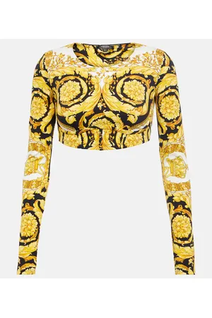 VERSACE Barocco crop top