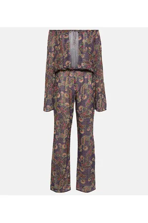Bananhot Paisley jersey jumpsuit