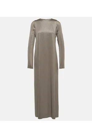 Fforme Iris metallic maxi dress