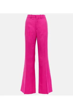 Chloé ChloÃ© High-rise wool-blend pants