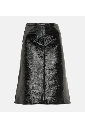 Courrèges CourrÃ¨ges Vinyl midi skirt