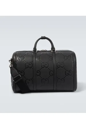 Gucci Jumbo GG leather travel bag