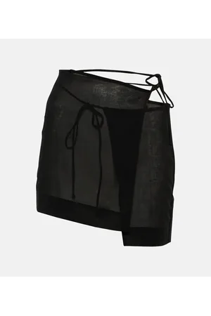 Nensi Dojaka Asymmetric wrap miniskirt