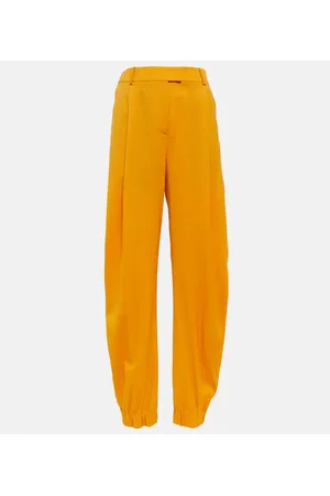 The Attico Rey high-rise wool gabardine pants