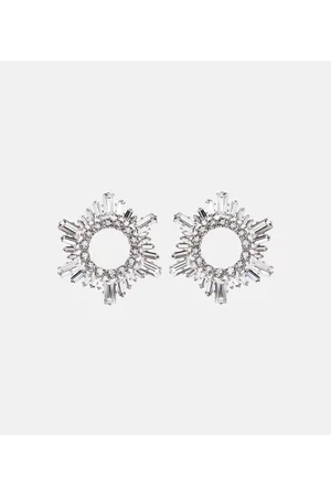Amina Muaddi Begum Mini embellished earrings