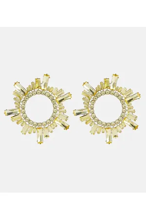 Amina Muaddi Begum crystal-embellished earrings