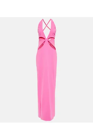 Monot MÃ´not Cutout halterneck gown