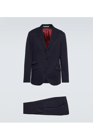 Brunello Cucinelli Cotton and cashmere gabardine suit