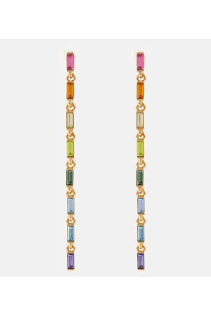 Oscar de la Renta Crystal-embellished earrings