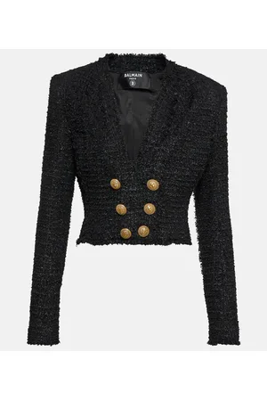 Balmain Embellished tweed jacket