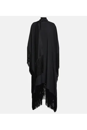 ‎Taller Marmo‎ Mrs. Ross fringe-trimmed crÃªpe kaftan