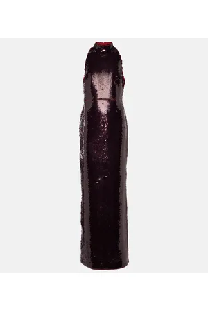 Safiyaa Viba sequined gown