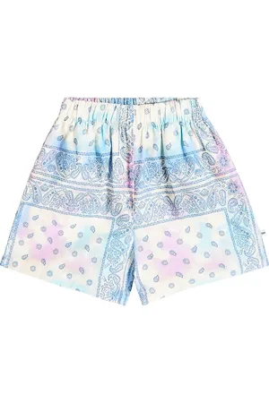 The New Society Downtown printed cotton shorts