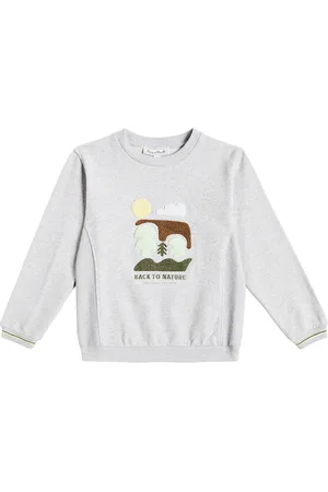 Tartine Et Chocolat Embroidered cotton jersey sweatshirt