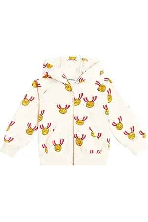 Mini Rodini Medals cotton jersey hoodie