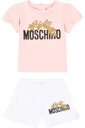 Moschino Baby cotton-blend T-shirt and shorts set