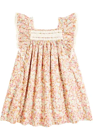 Louise Misha Martine ruffled floral cotton dress