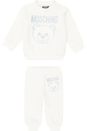 Moschino Baby Teddy Bear cotton sweatshirt and sweatpants set