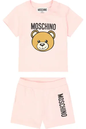 Moschino Baby cotton T-shirt and shorts set