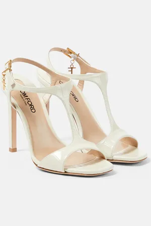 Tom Ford Angelina croc-effect leather sandals