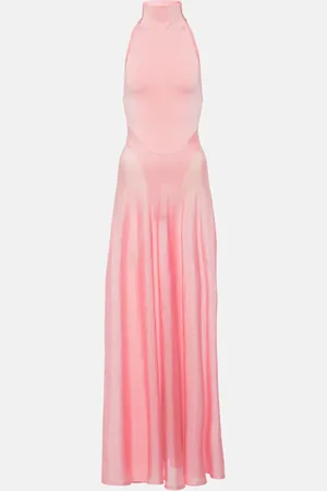 Alaïa AlaÃ¯a Turtleneck maxi dress