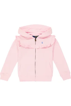 Ralph Lauren Ruched logo cotton-blend hoodie