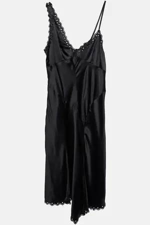 Isabel Marant Ayrich embroidered silk midi dress