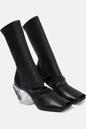 Rick Owens Stretch leather ankle boots