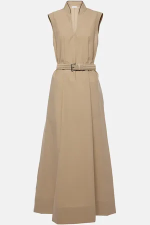 Brunello Cucinelli Cotton-blend maxi dress
