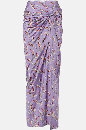 Paco rabanne Floral wrap skirt