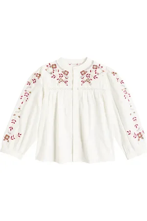 BONPOINT Fifi embroidered cotton top